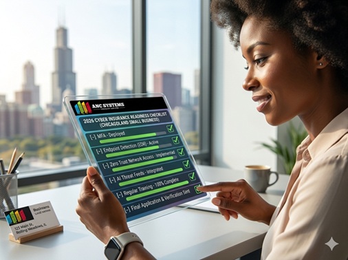 Cyber Insurance Requirements for Small Businesses in 2026 — The Chicagoland Checklist to Avoid Denial | ANC Systems